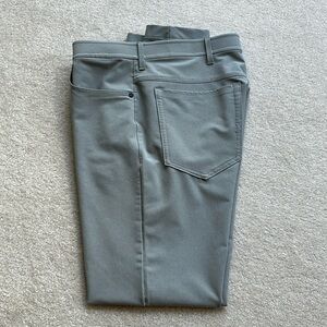 33x34 Public Rec light gray slim fit stretch khakis